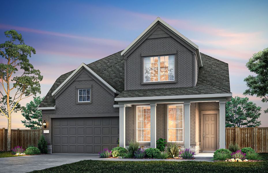 Representative exterior photo of a completed home built from the Garwood by Pulte Homes in Saddleback at Santa Rita Ranch, Liberty Hill, TX (Image 6).
