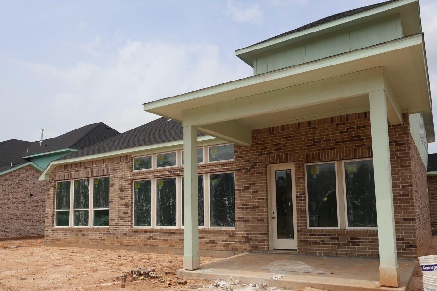 In-progress construction of a new home in Clopton Farms, Montgomery, TX (Image 7).
