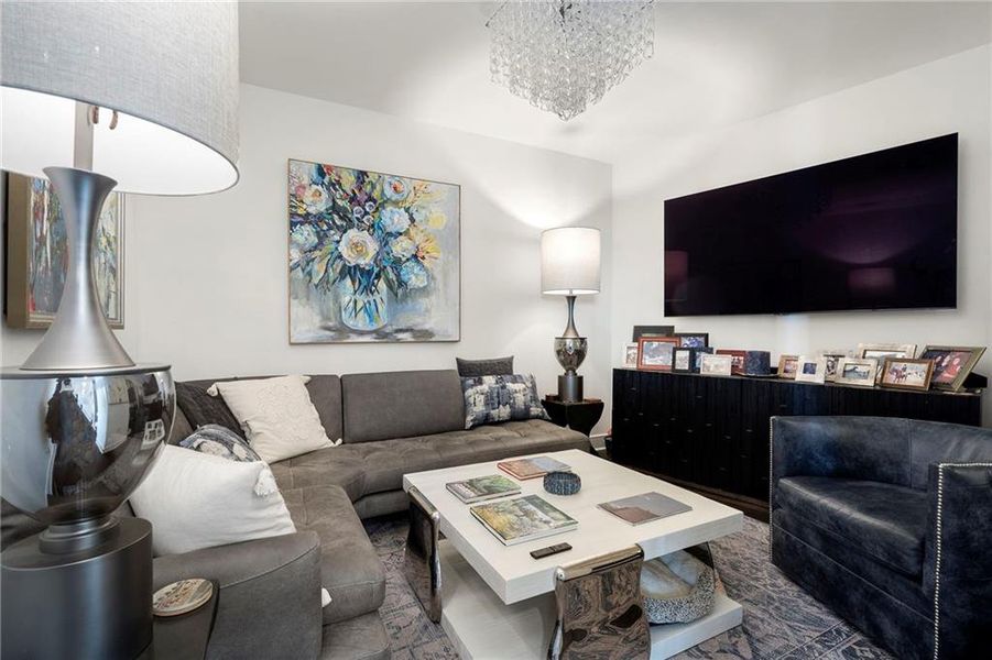 Furnished interior view inside a new home in The Dillon Buckhead, Atlanta (Image 13). Furnished interior view inside a new home in The Dillon Buckhead, Atlanta (Image 13).