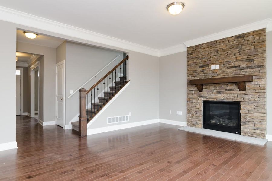 Representative unfurnished interior of a home built from the The Briarhaven III by Norfolk Homes in Coronado Estates, Jackson (Image 22).