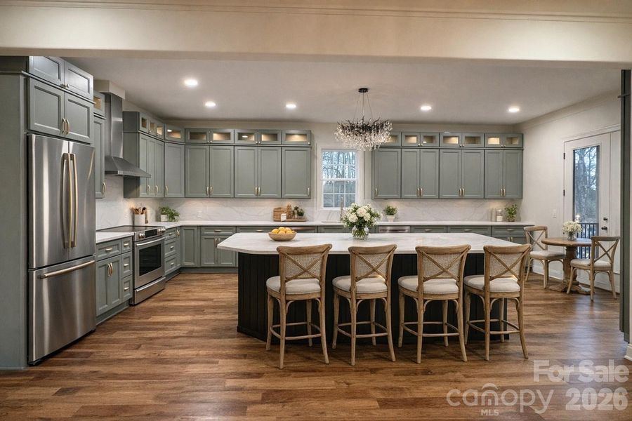 Chefs Kitchen - AI Generated staging