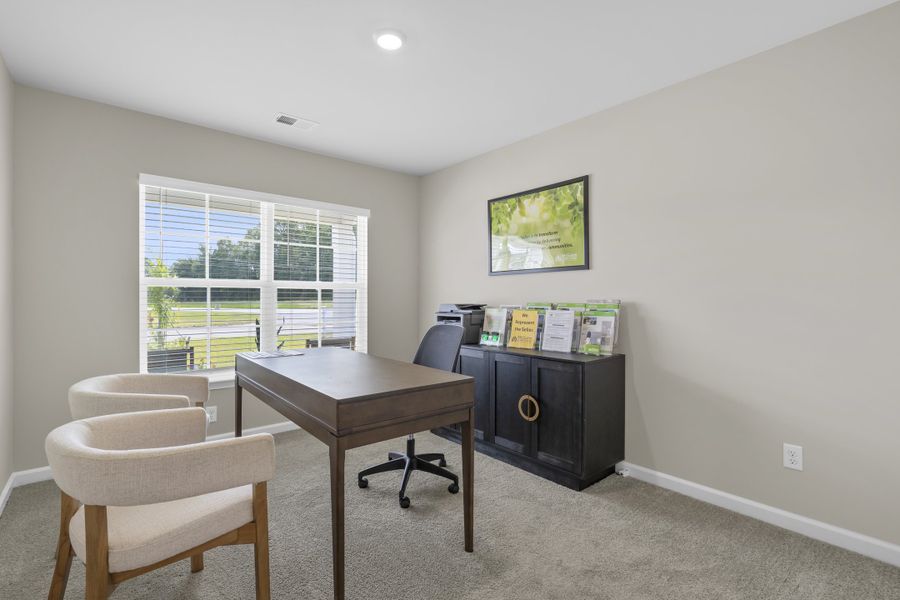 Representative furnished interior of a home built from the Myrtle A by McGuinn Homes in Willow Lake, Blythewood (Image 17).