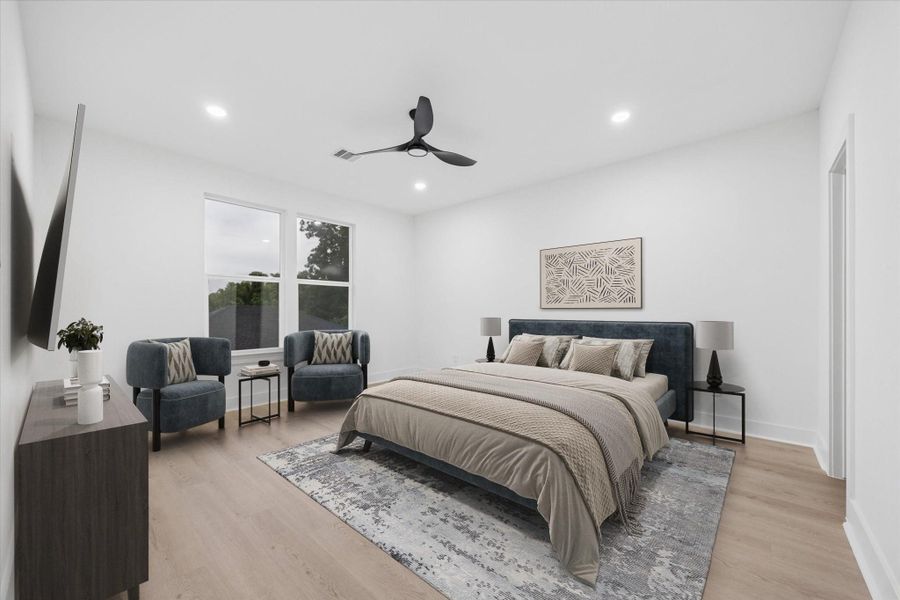 Furnished interior view inside a new home in , Houston (Image 12). Furnished interior view inside a new home in , Houston (Image 12).