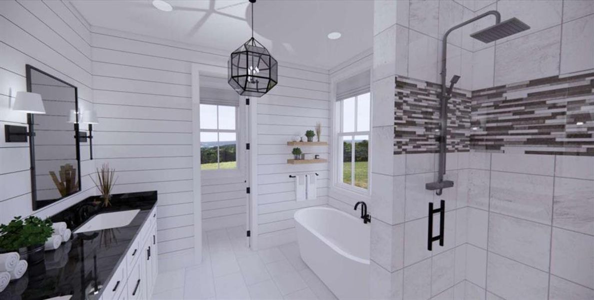 Furnished interior view inside a new home in , Carrollton (Image 30).