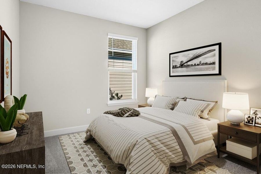 Furnished interior view inside a new home in Colbert Landings, Palm Coast (Image 11). Furnished interior view inside a new home in Colbert Landings, Palm Coast (Image 11).