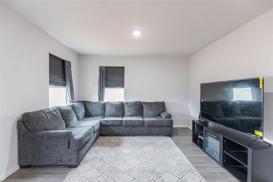 Furnished interior view inside a new home in Waterside at Cedar Creek, Abilene (Image 10).