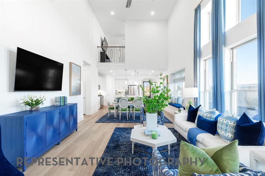 Furnished interior view inside a new home in Goodland, Midlothian (Image 8).