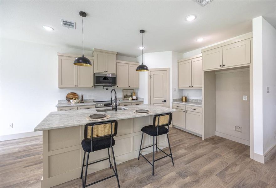Furnished interior view inside a new home in , Fort Worth (Image 10). Furnished interior view inside a new home in , Fort Worth (Image 10).
