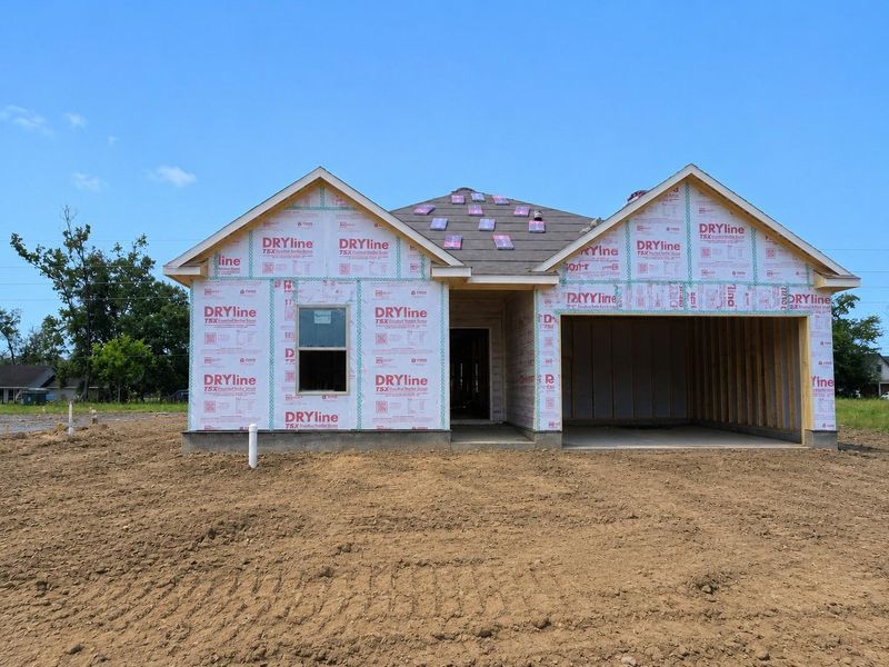 In-progress construction of a new home in Sundance Cove, Crosby, TX (Image 5). In-progress construction of a new home in Sundance Cove, Crosby, TX (Image 5).