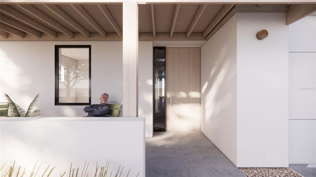 Exterior details and patio area of a home in , Lady Lake (Image 9).