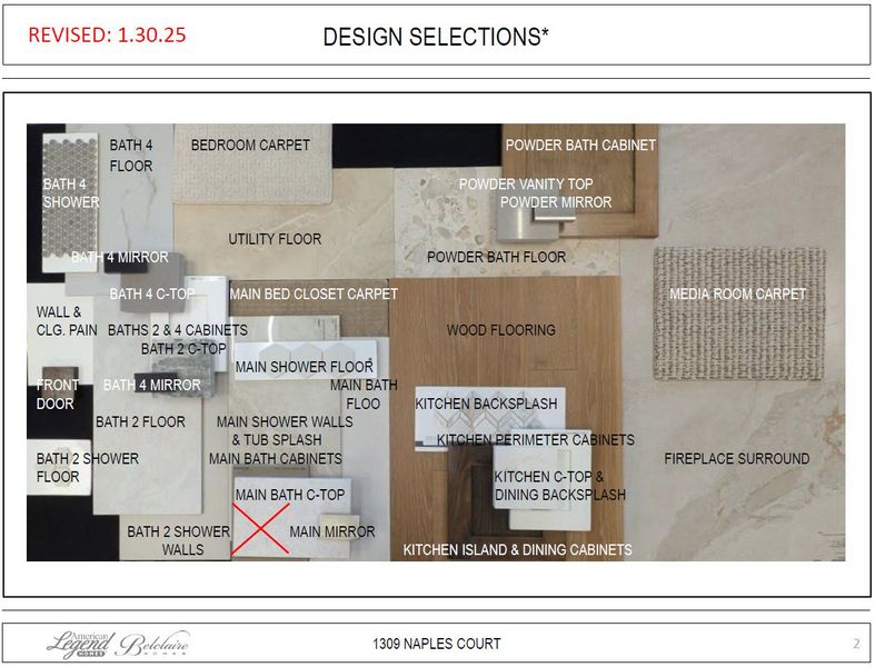 Representative photo of design selections for 1309 Naples Representative photo of design selections for 1309 Naples