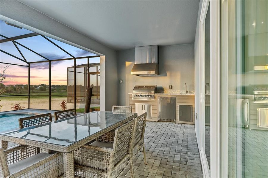 Exterior details and patio area of a home in Windsor Cay Resort, Clermont (Image 25). Exterior details and patio area of a home in Windsor Cay Resort, Clermont (Image 25).