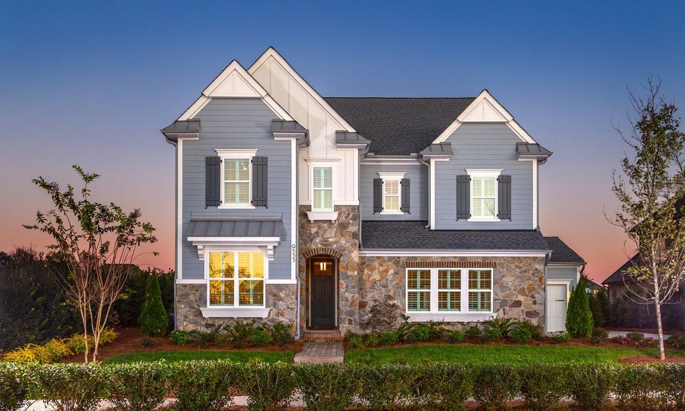 Representative exterior photo of a completed home built from the Coronado by Classica Homes in Weddington Grove, Weddington, NC (Image 26).
