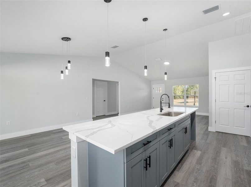 Furnished interior view inside a new home in , Dunnellon (Image 7).