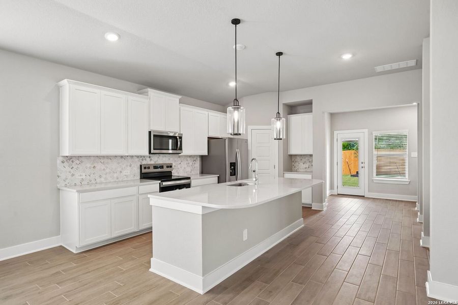Furnished interior view inside a new home in Stetson Ridge, Marion (Image 5).
