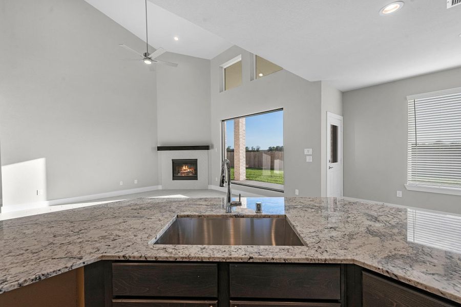 Furnished interior view inside a new home in Briarwood Crossing, Rosenberg (Image 16).