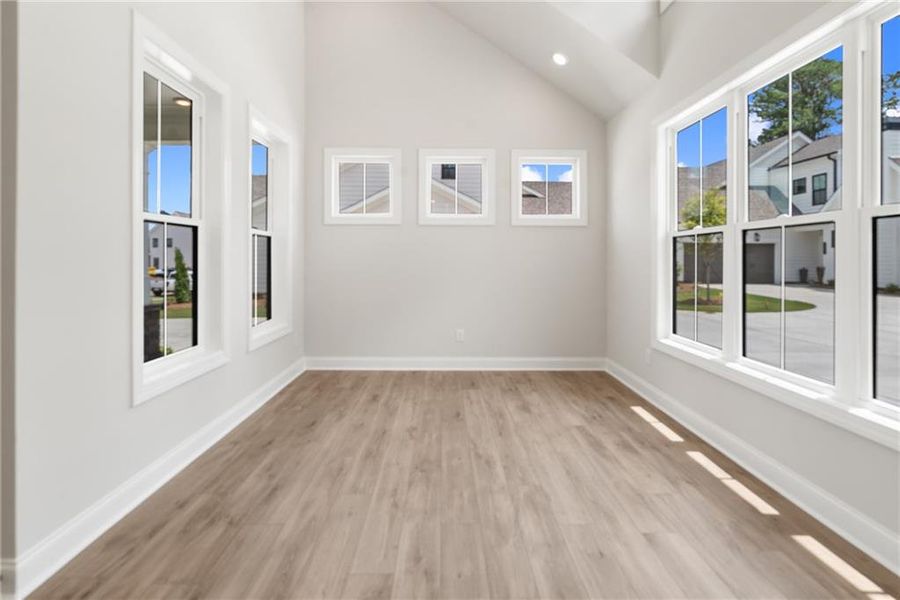 Spacious, unfurnished interior of a new home in Promenade at Sawnee Village, Cumming (Image 60).