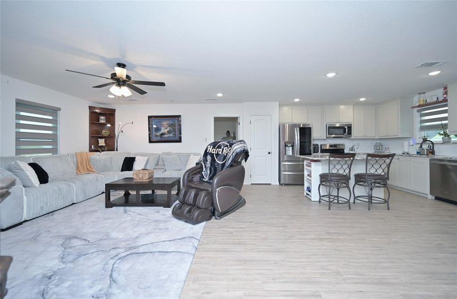 Living facing kitchen Living facing kitchen