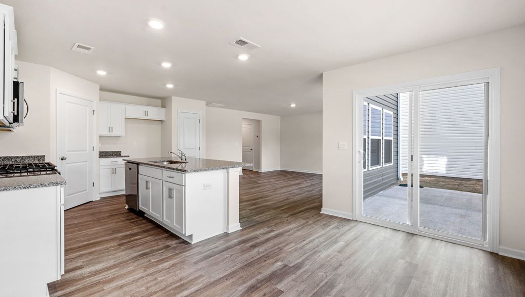 Furnished interior view inside a new home in Village Grove, Greenville (Image 5). Furnished interior view inside a new home in Village Grove, Greenville (Image 5).