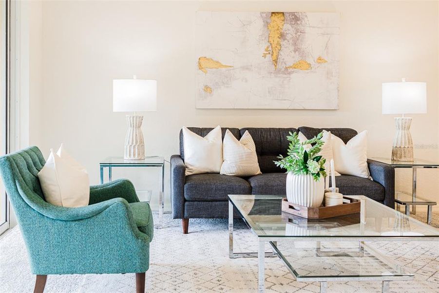 Furnished interior view inside a new home in , Winter Haven (Image 5).