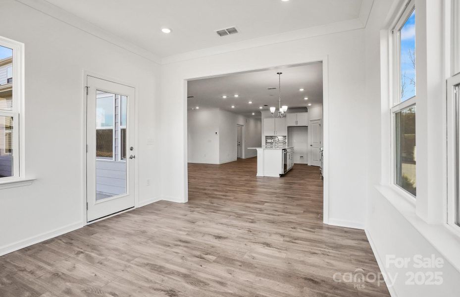 Spacious, unfurnished interior of a new home in Bryton, Huntersville (Image 19).
