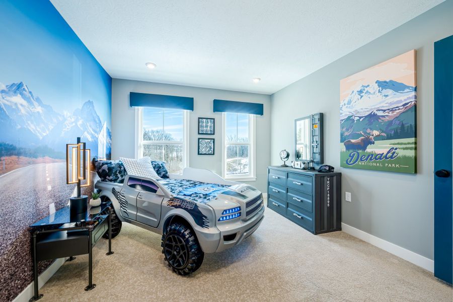 Representative furnished interior of a home built from the Wyatt by Fischer Homes in Twin Lakes, Hoschton (Image 29).