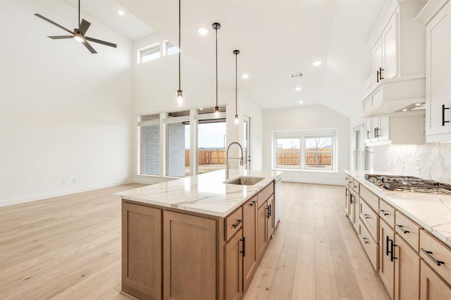 Furnished interior view inside a new home in Willow Wood, McKinney (Image 12).