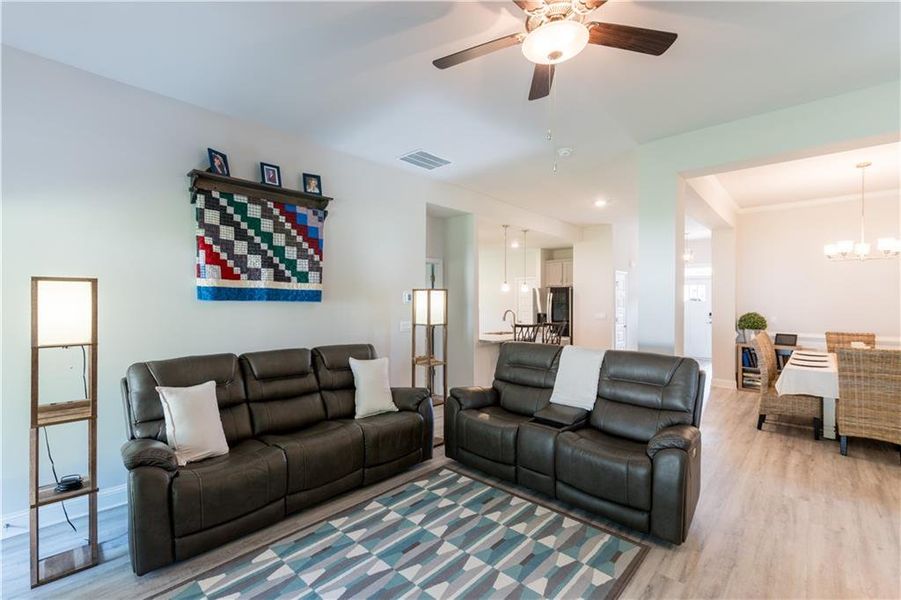 Furnished interior view inside a new home in , Maysville (Image 23).