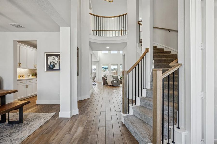 Furnished interior view inside a new home in , McKinney (Image 7). Furnished interior view inside a new home in , McKinney (Image 7).