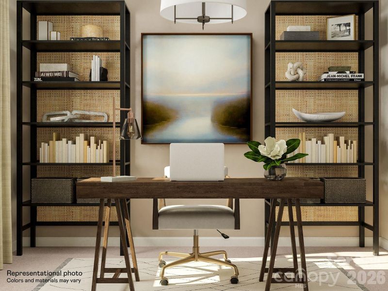 Furnished interior view inside a new home in Redhawk, Belmont (Image 11).