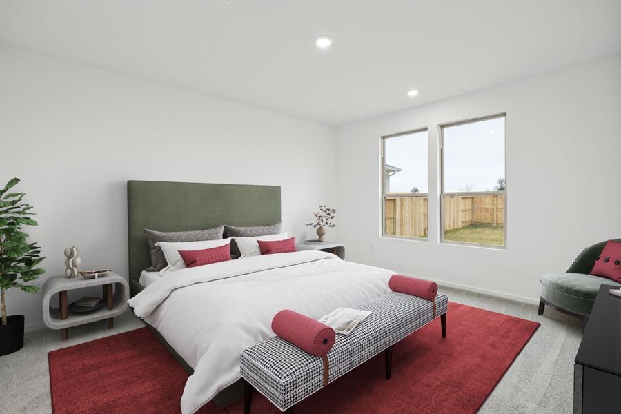 Furnished interior view inside a new home in Crosby Farms, Crosby (Image 10). Furnished interior view inside a new home in Crosby Farms, Crosby (Image 10).