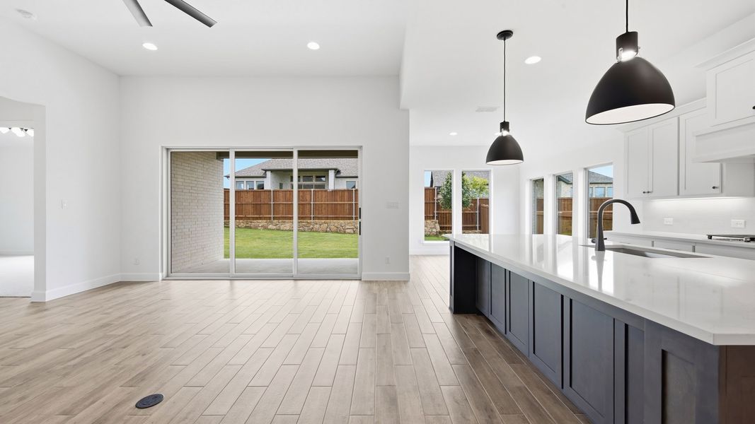 Furnished interior view inside a new home in Sweetgrass, Haslet (Image 13).