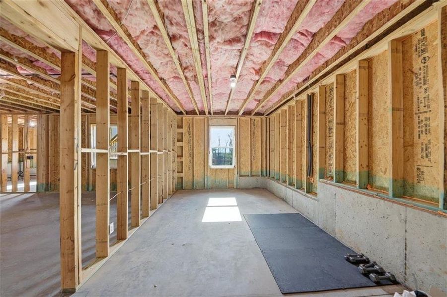 In-progress construction of a new home in Falls Creek, Flowery Branch, GA (Image 69).