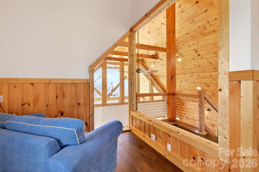 In-progress construction of a new home in , Old Fort, NC (Image 38).