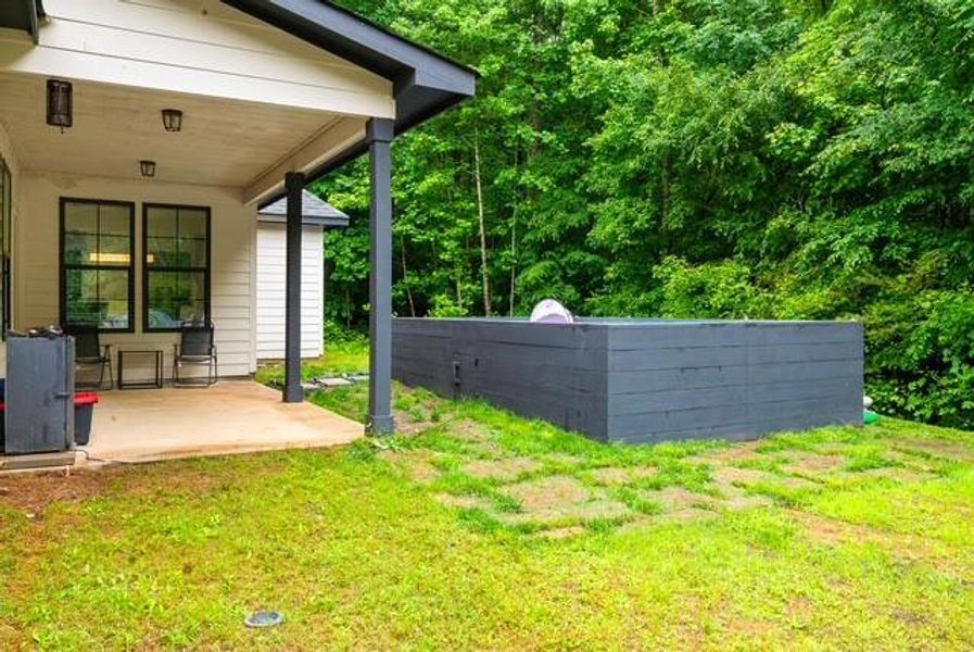 Exterior details and patio area of a home in , Douglasville (Image 25). Exterior details and patio area of a home in , Douglasville (Image 25).