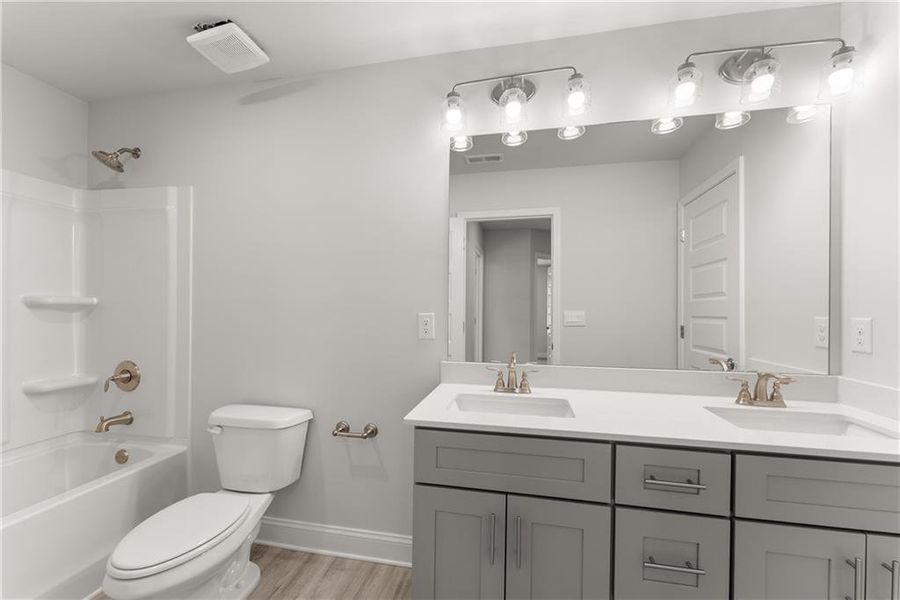 Furnished interior view inside a new home in Thunder Ridge, Dawsonville (Image 5).