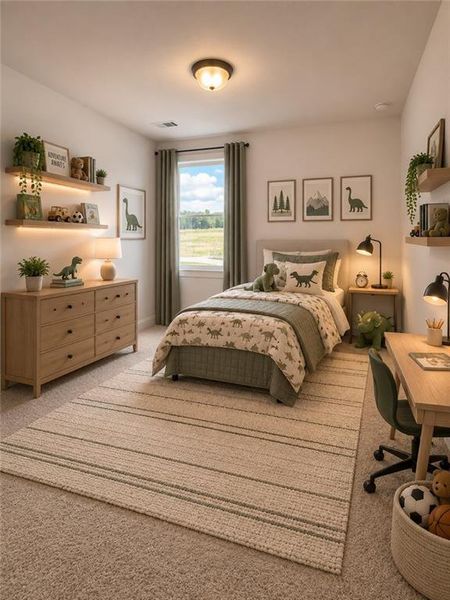 Furnished interior view inside a new home in Adams Estates, Winder (Image 8).