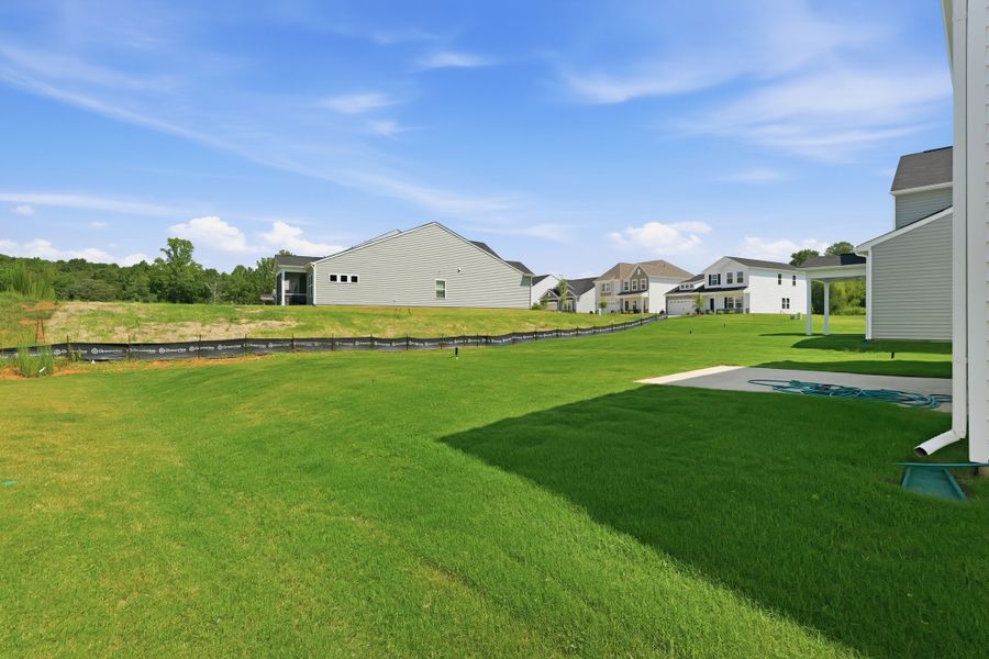 Exterior details and patio area of a home in Piper Creek, Newton (Image 27). Exterior details and patio area of a home in Piper Creek, Newton (Image 27).