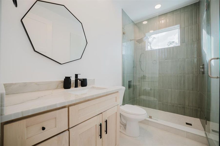 Furnished interior view inside a new home in , Sarasota (Image 32).