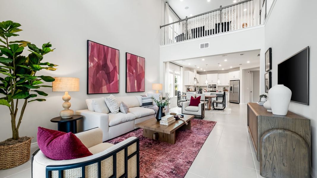 Representative furnished interior of a home built from the Anastasia by Taylor Morrison in Hillcrest, San Antonio (Image 12).