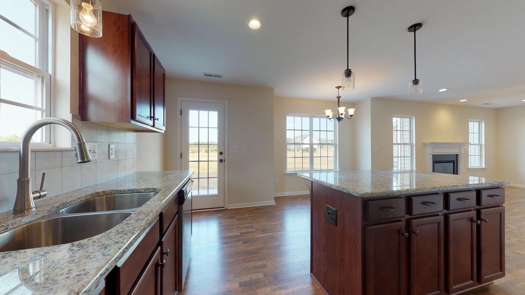 Representative furnished interior of a home built from the Rockbridge by Bill Clark Homes in Davenport Farms, Winterville (Image 6).