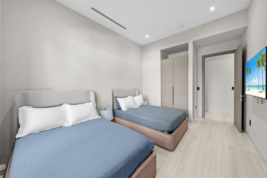 Furnished interior view inside a new home in , Miami (Image 16).