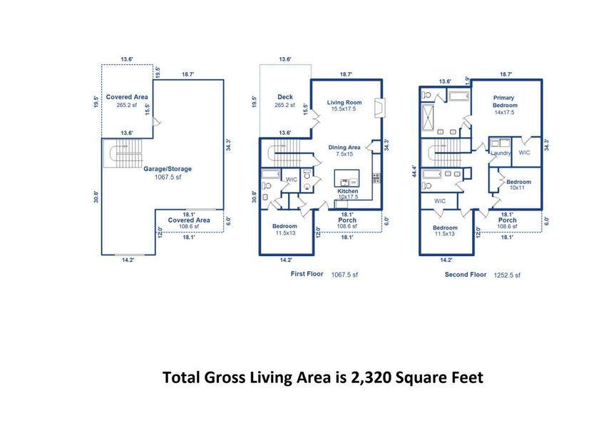2D floor plan layout of this home in , Mount Pleasant, SC (Image 5).