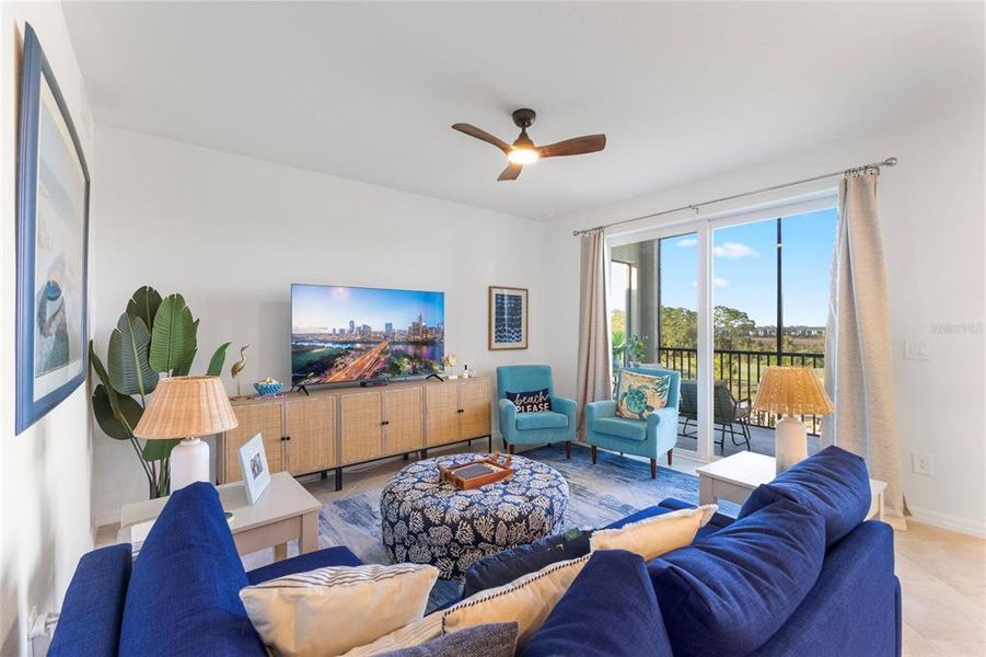 Furnished interior view inside a new home in , Venice (Image 13). Furnished interior view inside a new home in , Venice (Image 13).