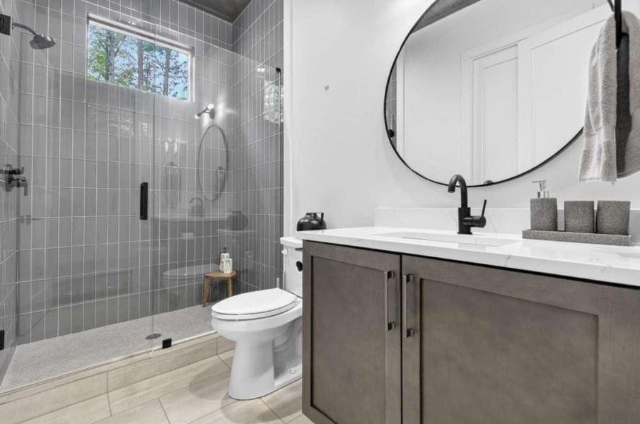 Furnished interior view inside a new home in , Blue Ridge (Image 34).