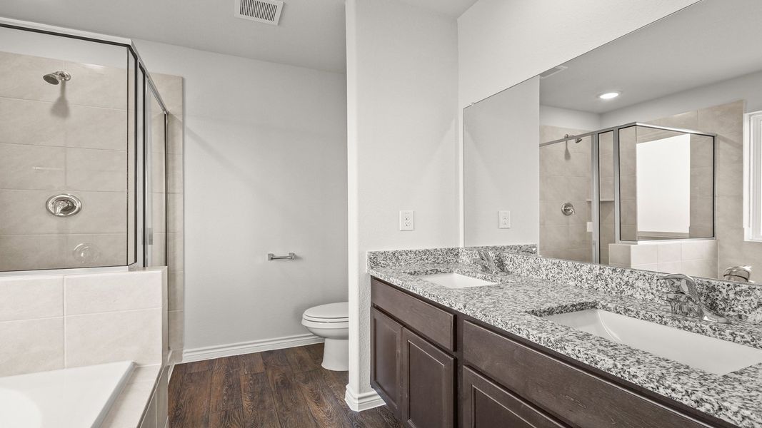 Primary bathroom Primary bathroom