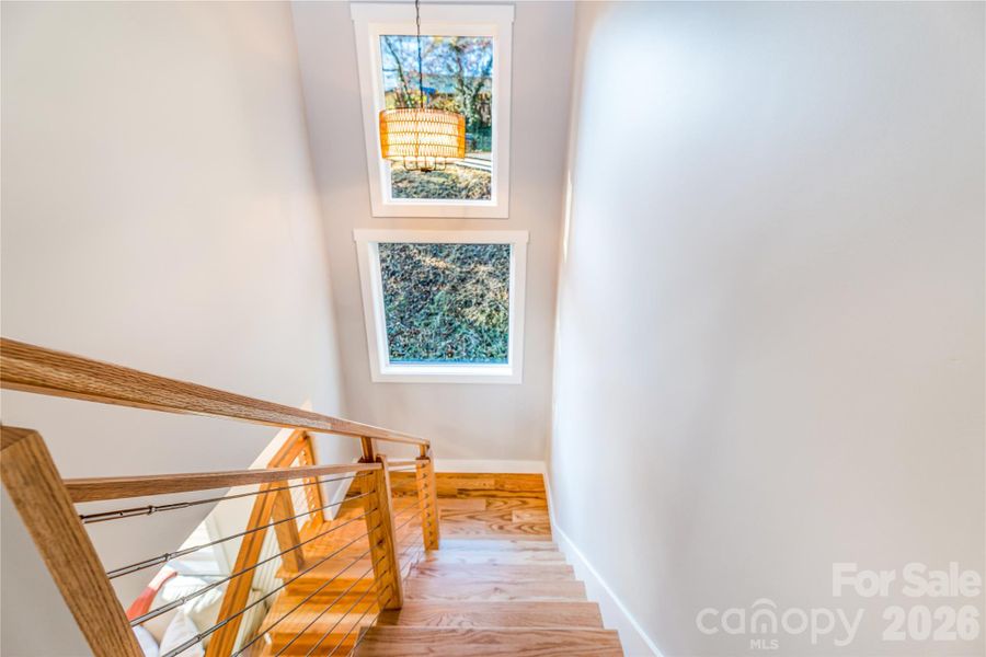 High Ceilings and great window placement