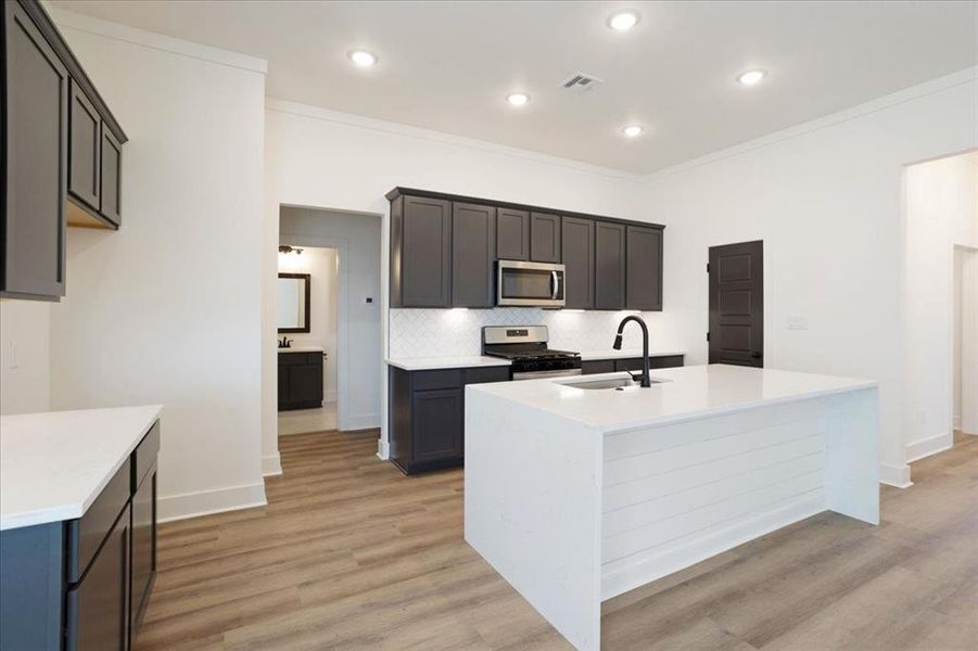 Furnished interior view inside a new home in The Preserve At Country Ridge, Sherman (Image 10).