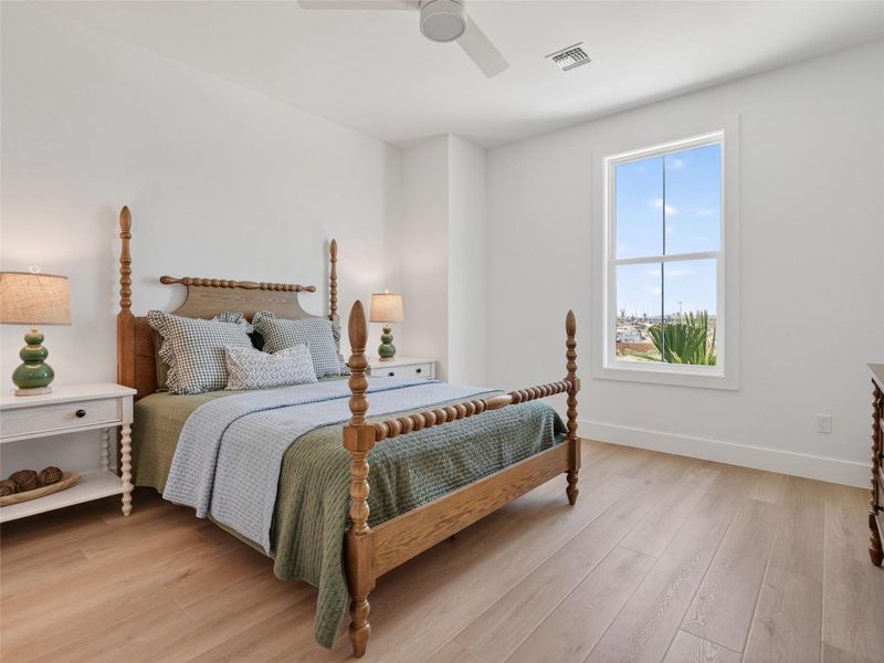 Furnished interior view inside a new home in , Port Aransas (Image 18).