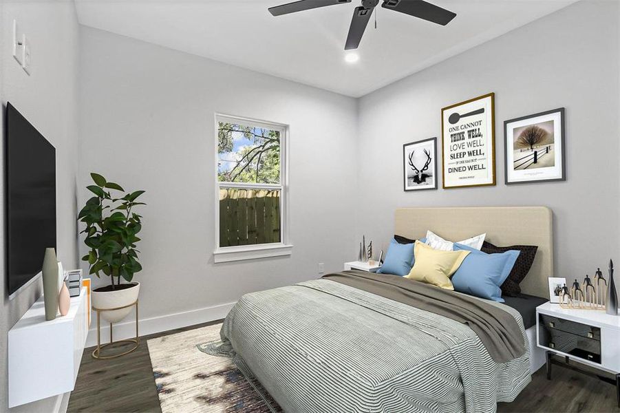 Furnished interior view inside a new home in , Denison (Image 23).